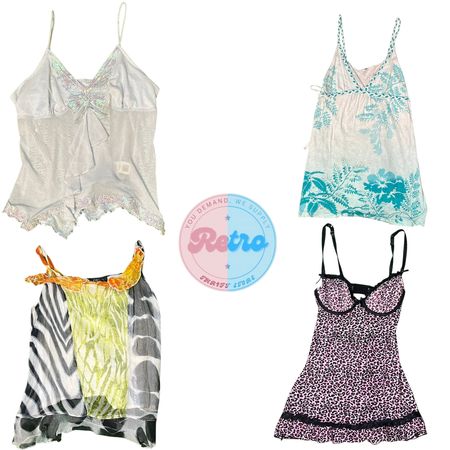 Y2K Women Cami Tops