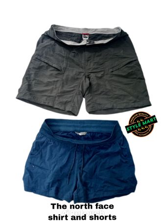 The northface shirts and shorts