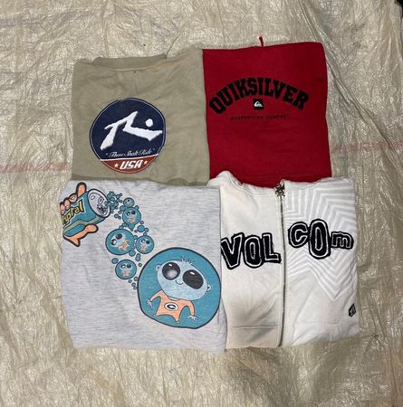 surf, skate, general graphic sweatshirts