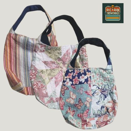 SS25 Upcycled Patchwork Quilted Bags