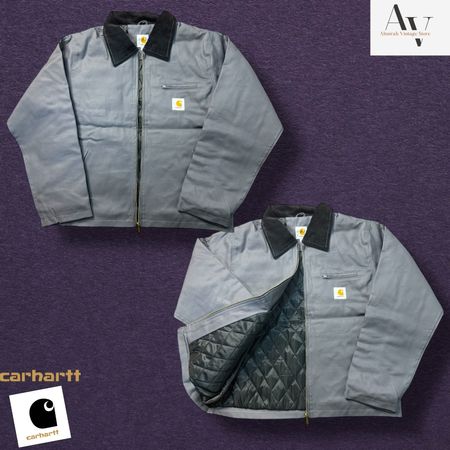 Carhartt rework style gray detriot jackets