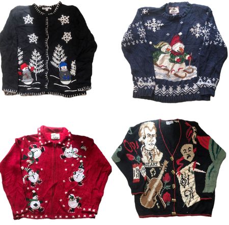 VECCHI MAGLIONI DI NATALE