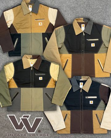Carhartt Rework Style Patchwork Detroit Jackets - #20925
