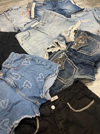 Y2K Denim Mini Shorts