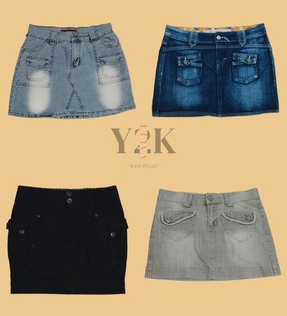 Denim Dream: Y2K Skirts (Yv-357)