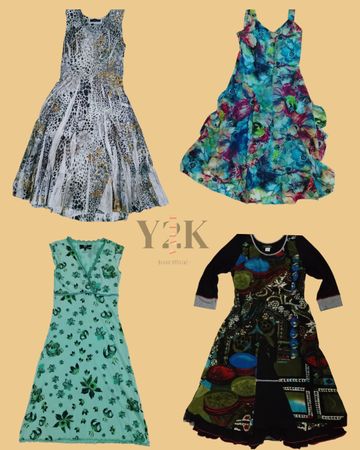 Dresses in Bloom: Y2K Flair (Yv-362)