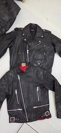 Men's D pocket/cafe racer leather jackets