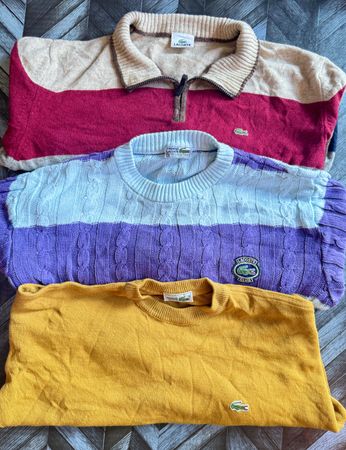 Authentic Lacoste Sweaters