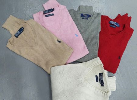 Ralph lauren V neck sweaters