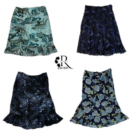 Saia de poliéster europeia Y2K