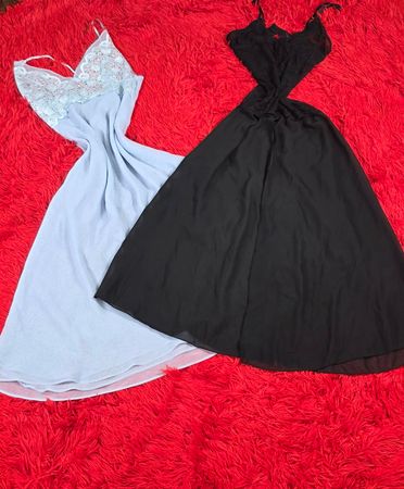 Robe style slip soirée romantique