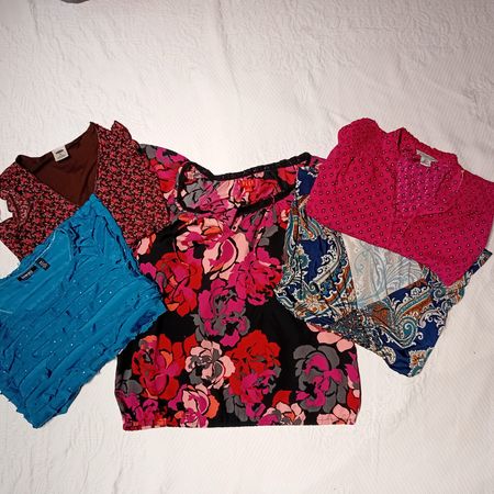 CR595 Blusas Mixtas para Mujeres