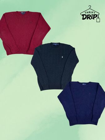 Maglioni a trecce/ Maglioni pesanti Ralph Lauren