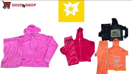 Rare Vintage 2000s Juicy Couture Matching Tracksuits Sets