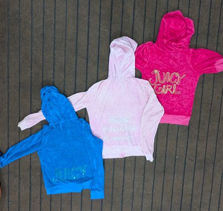 Juicy Couture women tops velour authentic