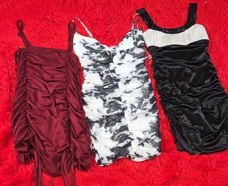 Hermoso vestido de fiesta floral