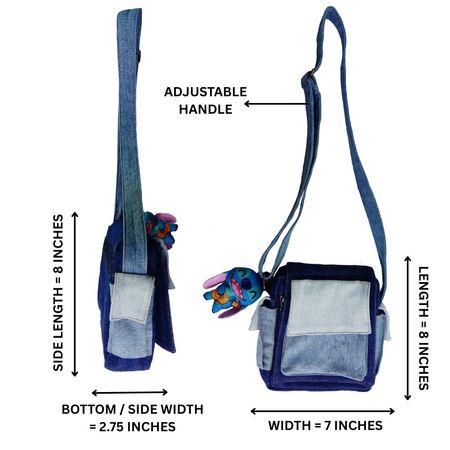 Upcycled Cross-Body Bags