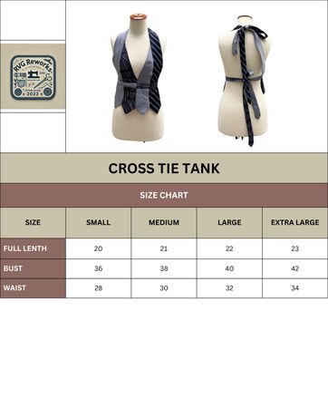 Upcycled cross tie tank