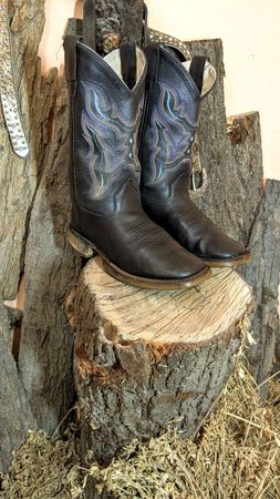 Bottes de cowboy vintage