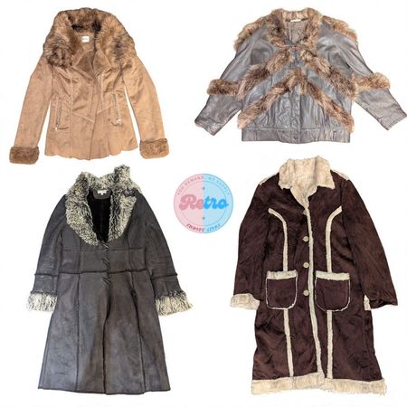 ヴィンテージ/Y2Kアフガンクラッシュ：10ピース