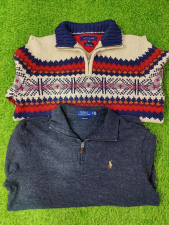 Suéter Tommy Hilfiger Polo Ralph Lauren 1/4 zip
