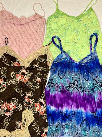 Y2K Cami Tops V-T046