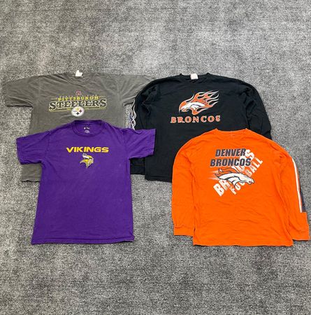 Y2K Vintage NFL/NHL Graphic Tee & Longsleeve Bundle