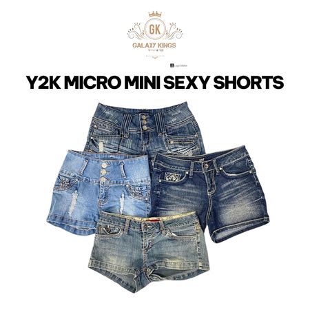 Y2K Micro Mini Sexy Denim Shorts