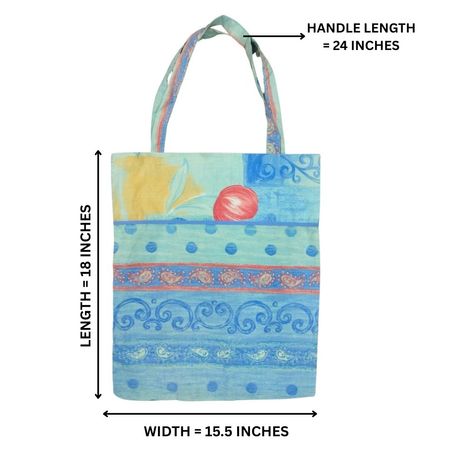 Upcycled Stoffeinkaufsbeutel