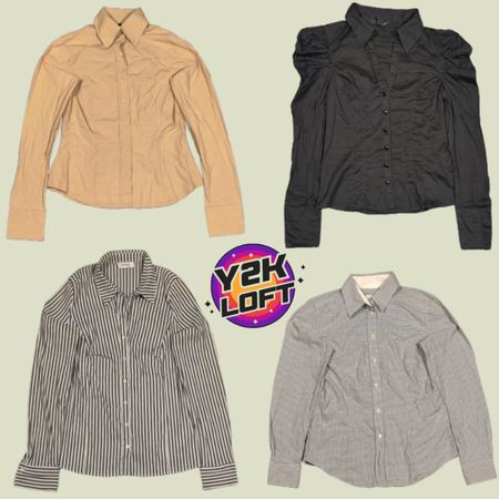 Y2K Office Office Full sleeves shirts