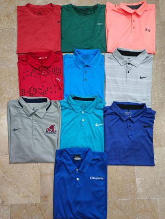 Branded Men’s Polo & Crewneck Shirts