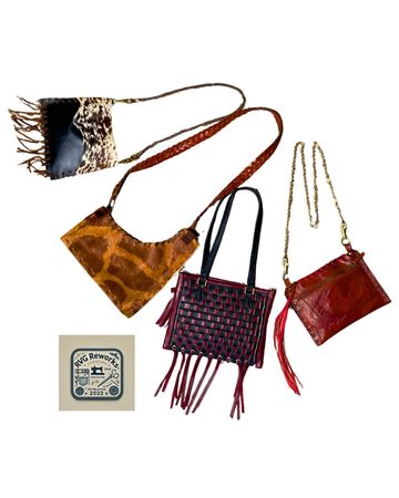 Upcycled-Ledertaschen