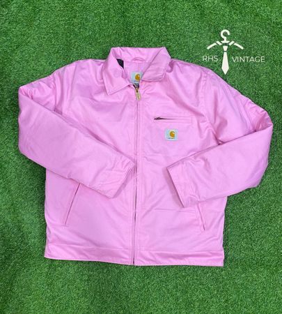 Carhartt rework style pink Detroit jacket