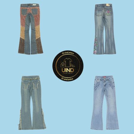 Y2K Cool-Girl Flares