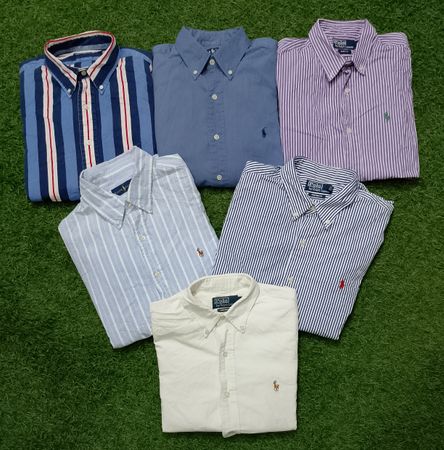 Polo Ralph Lauren Shirts Plain & Strip UN001