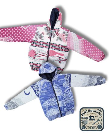 Upcycling Wandteppich Kapuzenjacke