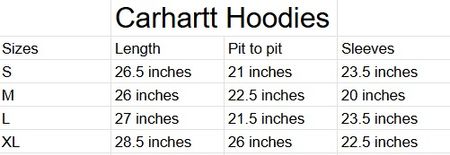 Vintage Carhartt Reworked Style Drop Shoulder Hoodies