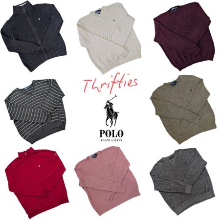 Polo Ralph Lauren Cable Knits, 1/4 Zip, Full Zip, Heavy and Thin Sweaters