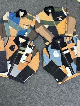 Style de travail révisé Vintage Carhartt Detroit avec patchs