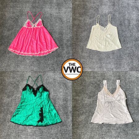 Y2K Cami & Slip Top Pack | Satin & Lace Edit