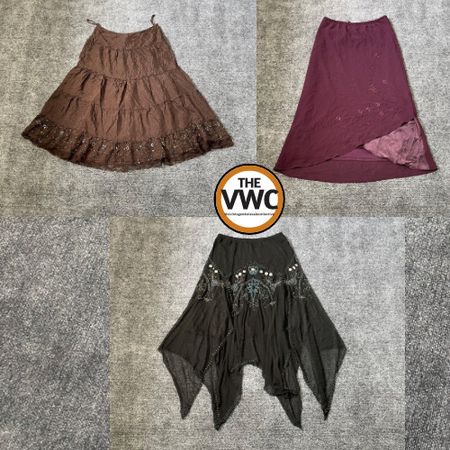 Pacote de Saias Y2K Boho | Edição de Festival Terrosa