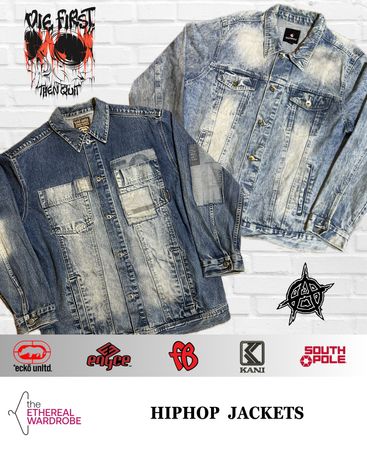 Y2K Hiphop Denim Jackets