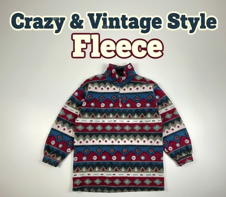 Fleece style fou et vintage
