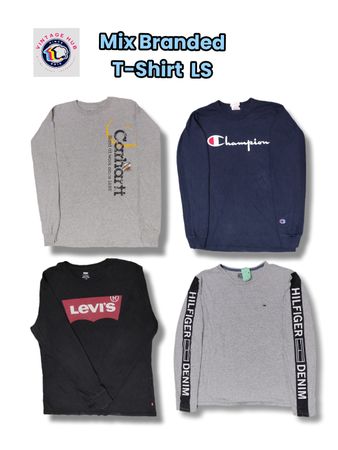 Mix Branded T-Shirt LS