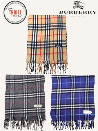 T1611 Burberry Scarves 100% Authentic Cashmere/Wool🧣