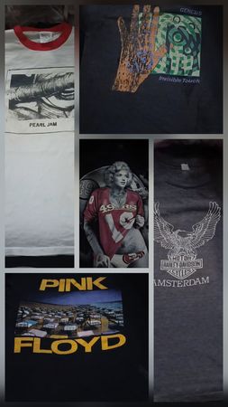 80年代と90年代のヴィンテージTシャツ/ティーのレアコレクション
