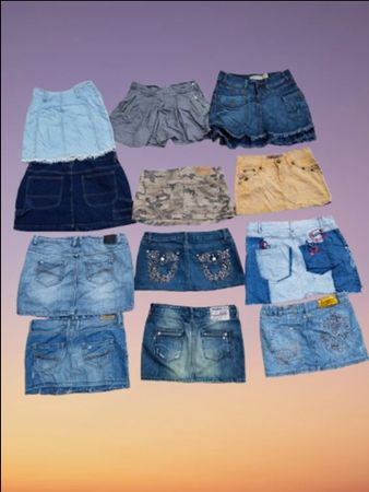 Exclusive denim mini skirts (MSK-17)