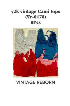 Le lot de camisoles Sweet & Lace Y2K - (VR-178)