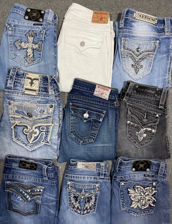 Miss me True religion Rock Revival jeans