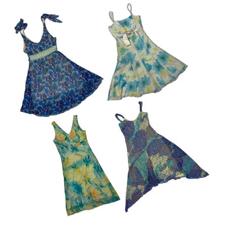 Vestidos Y2K Oceanic Vibe